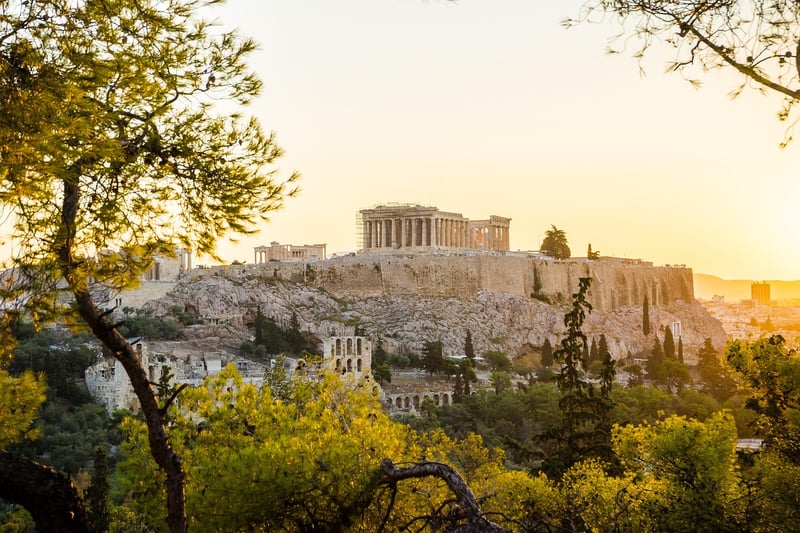 The Acropolis in Athens, Greece