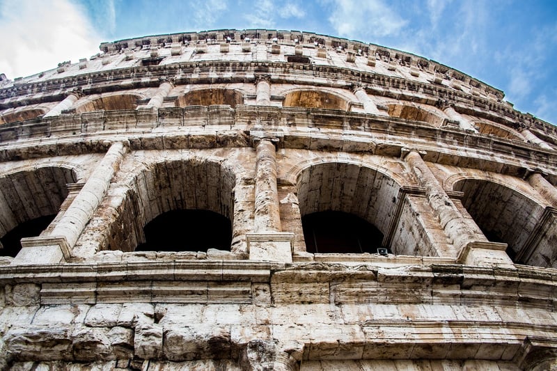 The Colosseum in Rome, Italy